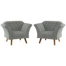 Conjunto Poltrona para Sala de Recepção Moreira Linha Grafite Conjunto Poltrona para Sala de Recepção Moreira Linha Grafite