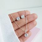 Conjunto Ponto de luz Prata