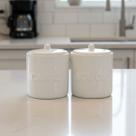 Conjunto Porta Café e Açúcar 350g - Design Moderno