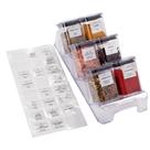 Conjunto Porta Condimentos Hermético Com Suporte 6 Peças