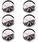 Conjunto Porta-copos em aço Inox 6 Peças Mesa Luxo - forma Conjunto Porta-copos em aço Inox 6 Peças Mesa Luxo - forma