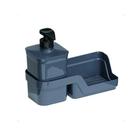 Conjunto Porta Detergente de Plástico 500ml Suporte para Sabão e Esponja Organizadores de Pia Nitron