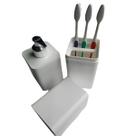 Conjunto Porta Sabonete Líquido e Creme Dental Stolf Smile Branco