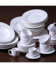 Conjunto Porto Brasil com 6 Pratos Sobremesa Roma Branco