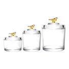 Conjunto Potes Decoração 3 Tamanhos Potiche Cristal Premium Conjunto Potes Decoração 3 Tamanhos Potiche Cristal Premium