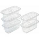 Conjunto Potes Retangulares c/ 05 Peças
