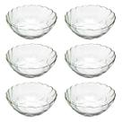 Conjunto potes sobremesa sorvete petisco 6 peças vidro 400 ml