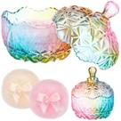 Conjunto Powder Puff Tioncy Large Body com estojo de cristal