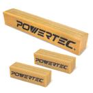 Conjunto POWERTEC de varas de limpeza abrasivas para lixar cintos e discos