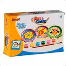 Conjunto Pratos de Cerâmica p/ Pintura Art & Craft - 6 Cores - Zoop Toys