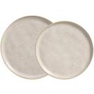 Conjunto Pratos Raso e Sobremesa Bio Latte 1 Classificação Porto Brasil 12pcs
