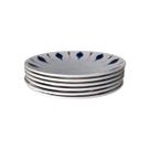 Conjunto Pratos Sobremesa Plástico 23cm Branco 6 Unidades