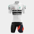 Conjunto Premium Petronas Branca + Bermuda Espuma
