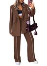 Conjunto PRETTYGARDEN Blazer Oversized e Calça Pantalona Conjunto PRETTYGARDEN Blazer Oversized e Calça Pantalona