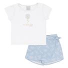 Conjunto Primeiros Passos Menina - Branco - 52219-3 Conjunto Primeiros Passos Menina - Branco - 52219-3