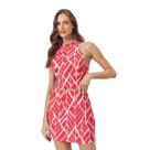 Conjunto Prisma Red Blusa Frente Única e Saia