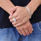 Conjunto Promocional 02 Anel+Pulseira Prata 925 Conjunto Promocional 02 Anel+Pulseira Prata 925