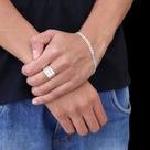 Conjunto Promocional 06 Anel+Pulseira Prata 925
