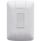 Conjunto pronto 1 interruptor paralelo 6a/250v branco - tramontina aria