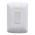 Conjunto pronto 1 interruptor simples 6a/250v branco - tramontina aria