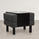 Conjunto Puff Baú 60cm e Bandeja Antúrio CabeCasa MadeiraOriginals Conjunto Puff Baú 60cm e Bandeja Antúrio CabeCasa MadeiraOriginals