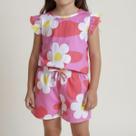 Conjunto Pula Pula Short e Blusa Estampado Confortável