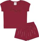 Conjunto Pulla Bulla 52222 Vermelho para Bebê 1 Ano