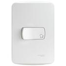 Conjunto Pulsador de Campainha 10 Amperes 250 Volts Branco Miluz - S3B62460 - SCHNEIDER