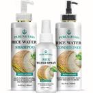 Conjunto Pure Naturis de Tratamento para Crescimento Capilar com Água de Arroz e Alecrim