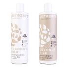 Conjunto Purezero de Shampoo e Condicionador com Leite de Coco - 100% Vegano
