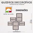 Conjunto Quadros Decorativos 5 peças Familia