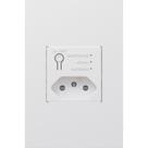 Conjunto Qualitronix Branco Tomada Com Dps Protector Freezer Geladeira - 0101027Br