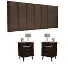 Conjunto Quarto 2 Mesas de Cabeceira Itália e 1 Cabeceira Madri 1,60 Queen - MALBEC Conjunto Quarto 2 Mesas de Cabeceira Itália e 1 Cabeceira Madri 1,60 Queen - MALBEC