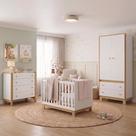 Conjunto Quarto de Bebê 3 Peças Doce Encanto Branco