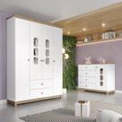 Conjunto Quarto de Bebê Roupeiro e Cômoda Aconchego Conjunto Quarto de Bebê Roupeiro e Cômoda Aconchego