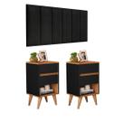 Conjunto Quarto Duda Queen 2 mesas de cabeceira e cabeceira madri 1,6 ENVIA SOMENTE 01 KIT