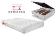 Conjunto Queen Box Baú + Colchão D45 Royal Saúde Orthocrin - 158x198x62 Cm