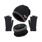 Conjunto Quente De Inverno: Gorro, Cachecol E Luvas Touch Screen (3 Peças) Para Homens E Mulheres Conjunto Quente De Inverno: Gorro, Cachecol E Luvas Touch Screen (3 Peças) Para Homens E Mulheres