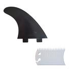 Conjunto Quilha Estabilização + Raspador De Prancha Limpagem Raspagem Surf Surfista
