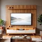 Conjunto Rack e Painel para Tv até 46 Polegadas 224x218cm Firenze Conjunto Rack e Painel para Tv até 46 Polegadas 224x218cm Firenze