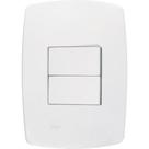 Conjunto Rad Modular Branco 1803003 2 interruptores Simp