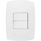 Conjunto Rad Modular Branco 1803003 2 interruptores Simp - RADIAL
