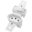 Conjunto Rad Pollar 1901137 1S 1Tomada 10A S/P Conjunto Rad Pollar 1901137 1S 1Tomada 10A S/P