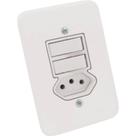 Conjunto Radial Pollar 1901119 2Ss 1Tomada 10A Conjunto Radial Pollar 1901119 2Ss 1Tomada 10A