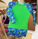 Conjunto raglan masculino infantil ( camisa e sunga )