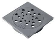Conjunto Ralo com Fecho e Porta Grelha 15x15cm - Cinza Conjunto Ralo com Fecho e Porta Grelha 15x15cm - Cinza