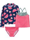 Conjunto Rashguard Simple Joys da Carter's Girls Watermelon 6-9M Conjunto Rashguard Simple Joys da Carter's Girls Watermelon 6-9M