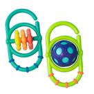 Conjunto Rattle Sassy Linky Links, pacote com 2 unidades por mais de 3 meses