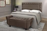 Conjunto Recamier Baú Cabeceira Cama Classic 160 cm Sapateira Puff Closet Nicho Organizador Decoração Banco Elegante Calçadeira Roupas Enxoval