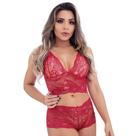 Conjunto Red em Renda sem Bojo